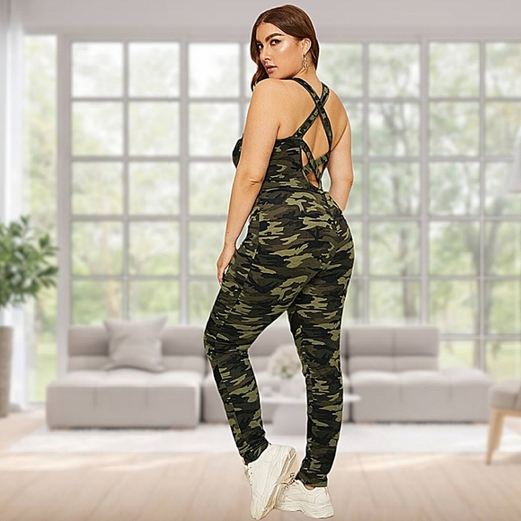 CAMOUFLAGE JUMPSUIT - Picture 3 of 5